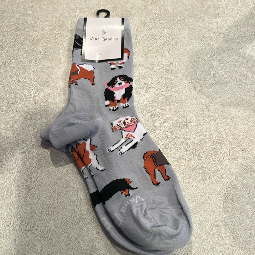 Vera Bradley Dog Socks Brand New